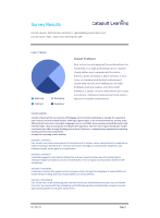Image of survey results report to be emailed to you upon survey completion.